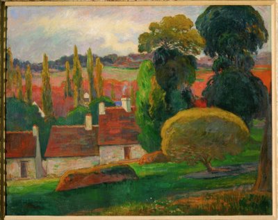 ब्रिटनी का एक खेत द्वारा Paul Gauguin