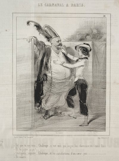 कार्निवल, 1841-1843। द्वारा पॉल गवरानी