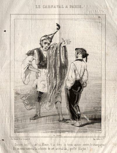 कार्निवल, 1841-1843। द्वारा पॉल गवरानी