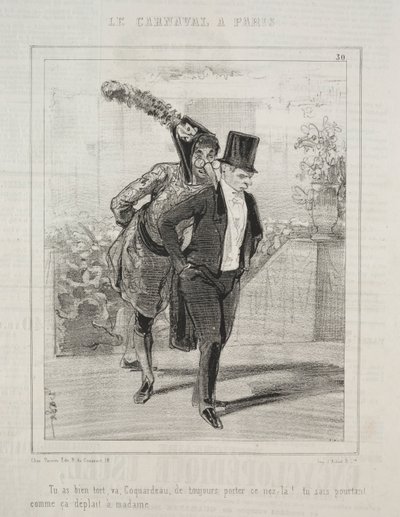 कार्निवल, 1841-1843। द्वारा पॉल गवरानी