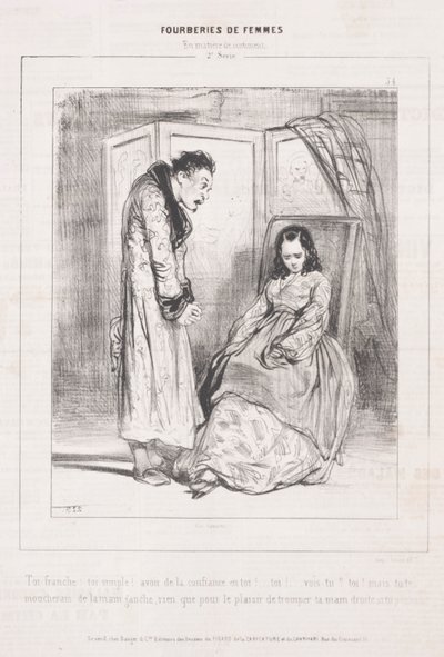 महिलाओं के धोखे: सजा में, 1842। द्वारा पॉल गवरानी