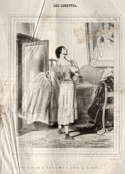 लोरेट्स, 1842। द्वारा पॉल गवरानी