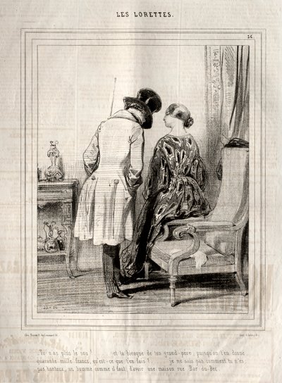 लोरेट्स, 1842। द्वारा पॉल गवरानी