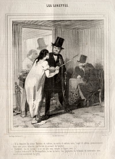 लेस लॉरेट्स, 1842। द्वारा पॉल गवरानी