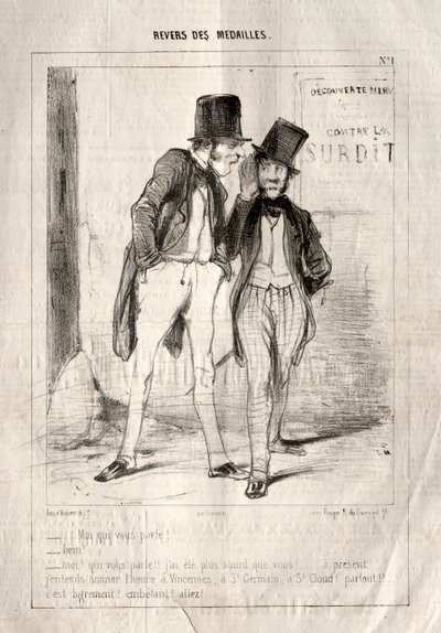 1842 के पदक से उलट। द्वारा पॉल गवरानी