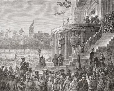 लुई ब्लैंक (1811-82) 1847-62 द्वारा &39;हिस्टॉयर डी ला रिवॉल्यूशन फ्रैंकेइस&39; से 8 जून, 1794 को सर्वोच्च उत्सव द्वारा पॉल जोंनार्ड