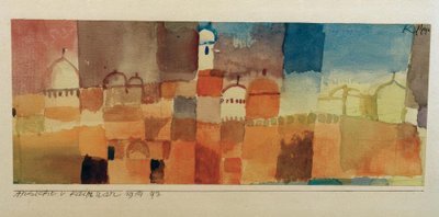 कैरुआन का दृश्य द्वारा Paul Klee