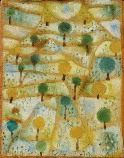छोटे लयबद्ध परिदृश्य द्वारा Paul Klee