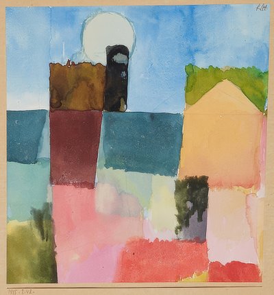 चंद्रोदय (सेंट जर्मेन)। 1915-242 द्वारा Paul Klee