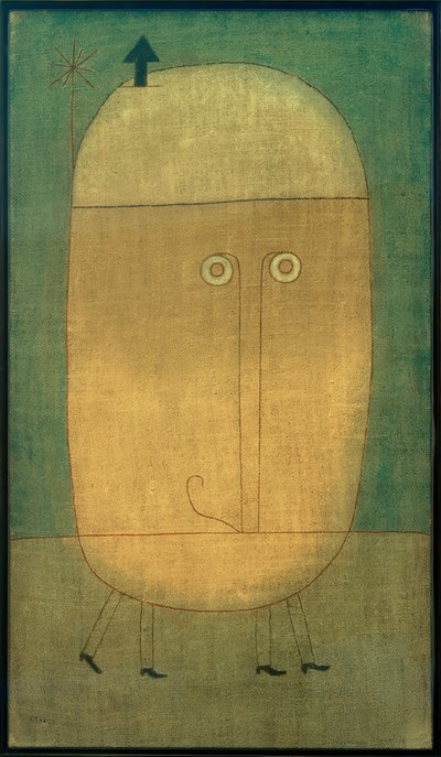 पॉल क्ले, मास्क ऑफ फियर - पेंटिंग, 1932 द्वारा Paul Klee