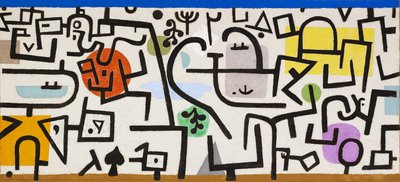 रिच हार्बर पिक्चर ऑफ़ अ जर्नी, 1938। द्वारा Paul Klee