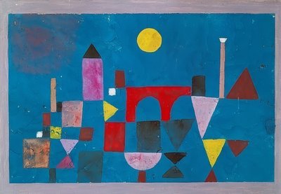लाल पुल। 1928 द्वारा Paul Klee