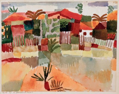 सेंट जर्मेन b। ट्यूनिस द्वारा Paul Klee