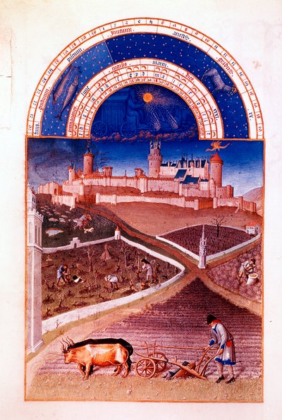 मार्च, 1412-1416 द्वारा जीन लिम्बर्ग