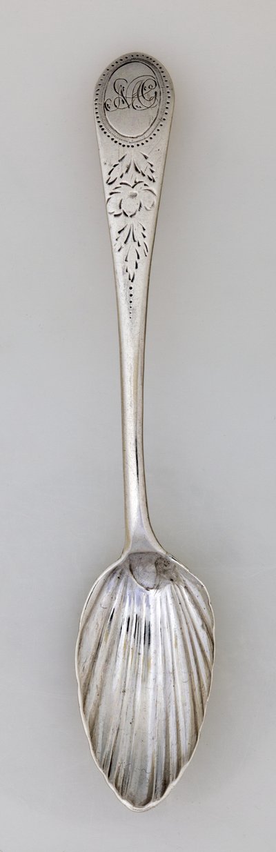 सुगंधित चम्मच, c.1785 (चांदी) द्वारा पॉल रेवरे