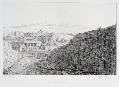 फोर्ट डी बकेट्रे, पेरिस की घेराबंदी, 1870-1871 द्वारा पॉल रॉक्स
