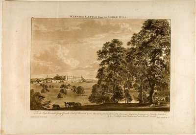 लॉज हिल से वारविक कैसल, प्लेट 1 द्वारा Paul Sandby