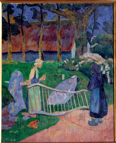 फूल बैरल या पौल्डु। पॉल सेरुसियर की पेंटिंग (1863-1927) द्वारा पॉल सेसरियस