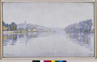 नदी किनारों। सीन में हर्ब्ले है द्वारा Paul Signac