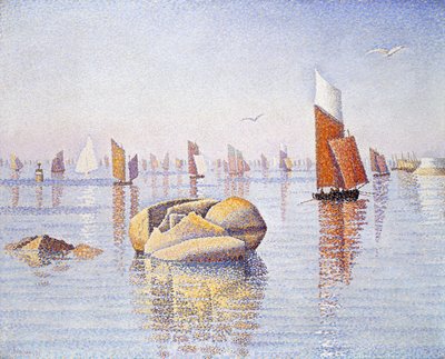 कॉनकर्नो, शांत सुबह, 1891 द्वारा Paul Signac