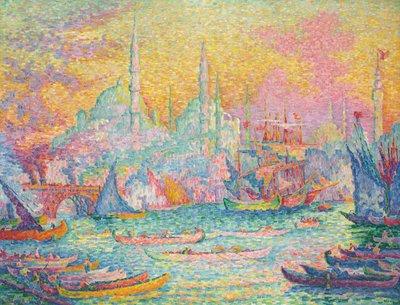 द गोल्डन हॉर्न, कॉन्स्टेंटिनोपल, 1907। द्वारा Paul Signac