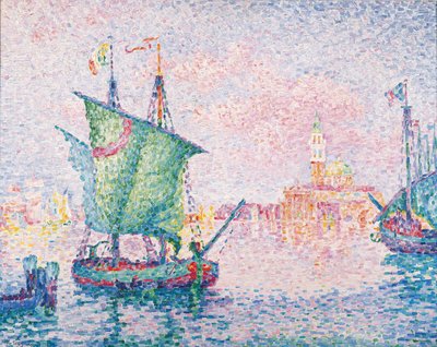 वेनिस, द पिंक क्लाउड, 1909 द्वारा Paul Signac