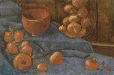 फिर भी जीवन प्याज के साथ, c.1896 द्वारा Paul Sérusier