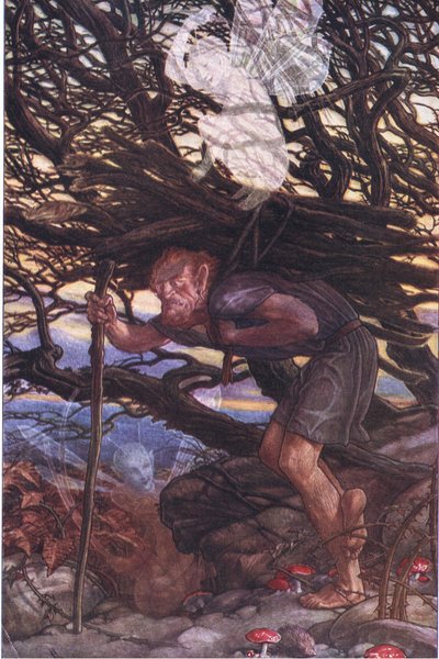 और फिर भी मुझे शाप चाहिए, उदाहरण The Tempest, 1908 से द्वारा पॉल विन्सेंट वुड्रॉफ़