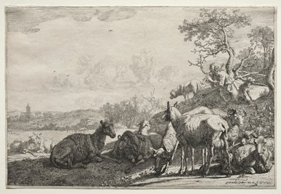 द शेफर्ड, 1644। द्वारा पॉल पॉटर