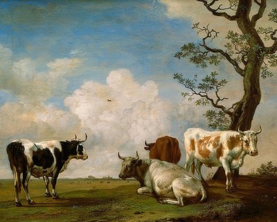 चार बैल द्वारा Paulus Potter