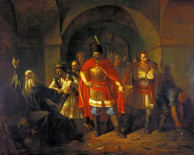 पैट्रिआर्क हर्मोजेन्स ने पोल्स को आशीर्वाद देने से इनकार कर दिया, 1860। द्वारा पावेल पेट्रोविच चिस्त्यकोव