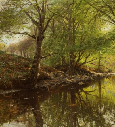 P.önsted, वसंत में Waldbach द्वारा पेडर मोनस्टेड