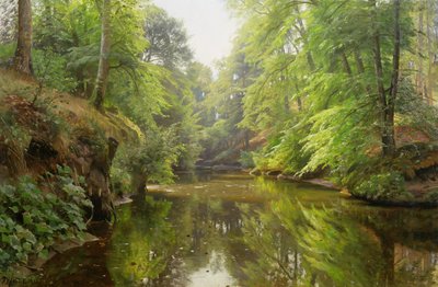 द क्विट नदी, 1913 द्वारा Peder Monsted