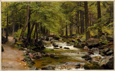 वसंत में वल्डबैक द्वारा Peder Monsted