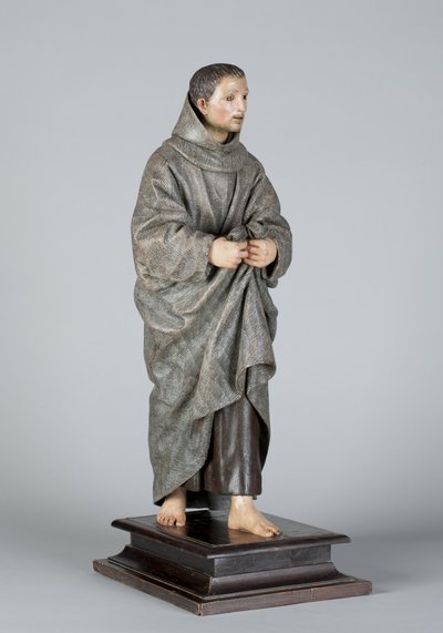 अलकाला के सैन डिएगो, c.1665-70 (पॉलीक्रोमेड लकड़ी) द्वारा Pedro de Mena