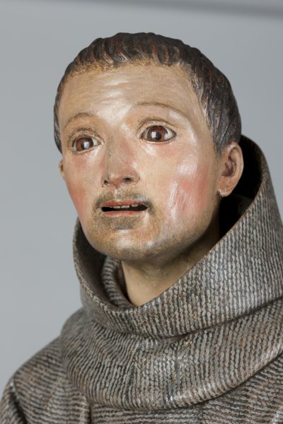 अलकाला के सैन डिएगो, c.1665-70 (पॉलीक्रोमेड लकड़ी) द्वारा Pedro de Mena