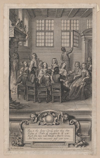 विलियम कैवेंडिश का परिवार, न्यूकैसल-अपॉन-टाइन की मार्क्वेस, 1656., 1656। द्वारा पीटर क्लौवेट