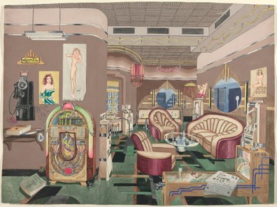 कॉकटेल लाउंज, 1946 द्वारा पर्किन्स हार्नली