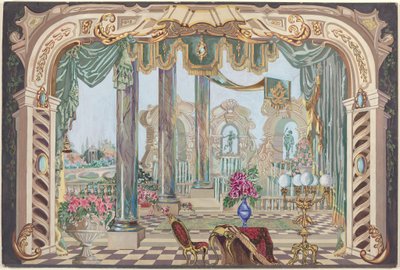 मंच पृष्ठभूमि, 19351942। द्वारा पर्किन्स हार्नली