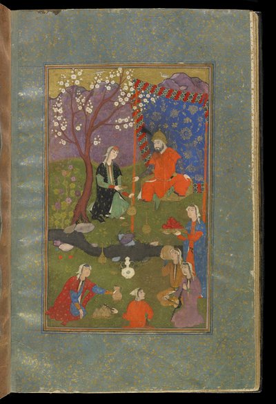 जमशीद और खुर्शीद, c.1600 द्वारा फारसी स्कूल