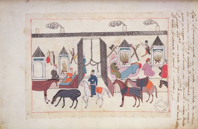 कारवां Seraglio पर बंद करो द्वारा फारसी स्कूल