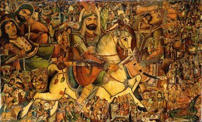 19 वीं शताब्दी में कर्बला की लड़ाई द्वारा फारसी स्कूल