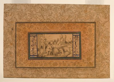 द प्रोफीगल सोन, c.1600 (कागज पर अपारदर्शी wc और स्याही) द्वारा फारसी स्कूल