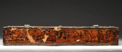पवित्र परिवार को दर्शाने वाला टूल किट, c.1830 (मिश्रित मीडिया) द्वारा फारसी स्कूल