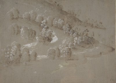 लैंडस्केप रेक्टो, लैंडस्केप वर्सो, 1489-90। द्वारा पेरुगिनो