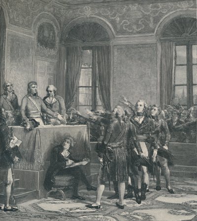 राज्य परिषद की स्थापना ... 25 दिसंबर, 1799, 1896। द्वारा पीटर ऐटकेन
