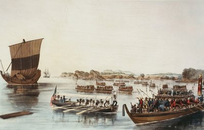 रूबिकन पास करना, c.1853 द्वारा पीटर बर्नहार्ड विल्हेम हेन