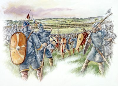 हेस्टिंग्स की लड़ाई, 1066, सी 1990-2010 द्वारा पीटर डुन्नो