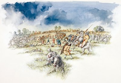 हेस्टिंग्स की लड़ाई, 1066 c1990-2010 द्वारा पीटर डुन्नो