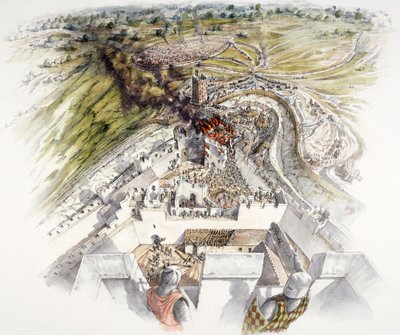 डोवर कैसल घेराबंदी, 1216, c1990-2010 द्वारा पीटर डुन्नो
